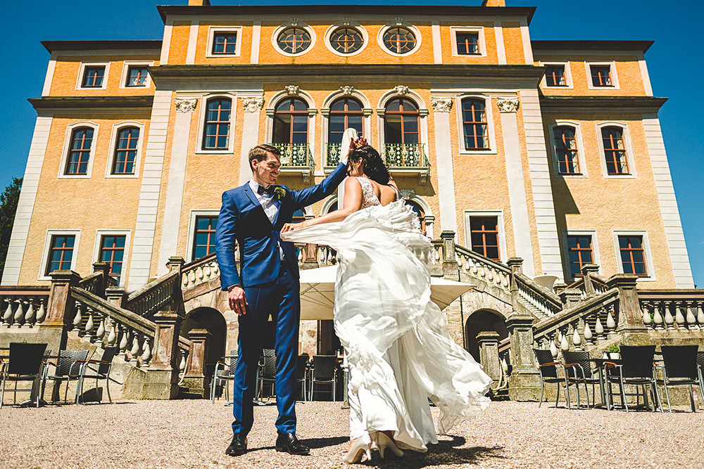 Hochzeit - Stefanie ♥ Mirko im Schloss Ettersburg bei Weimar 