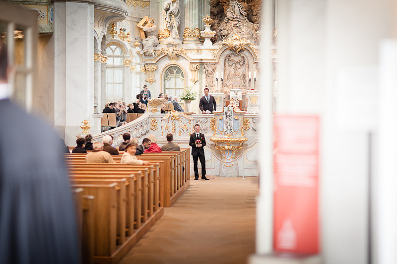 Hochzeit - Janine ♥ Jan in der Frauenkirche in Dresden  